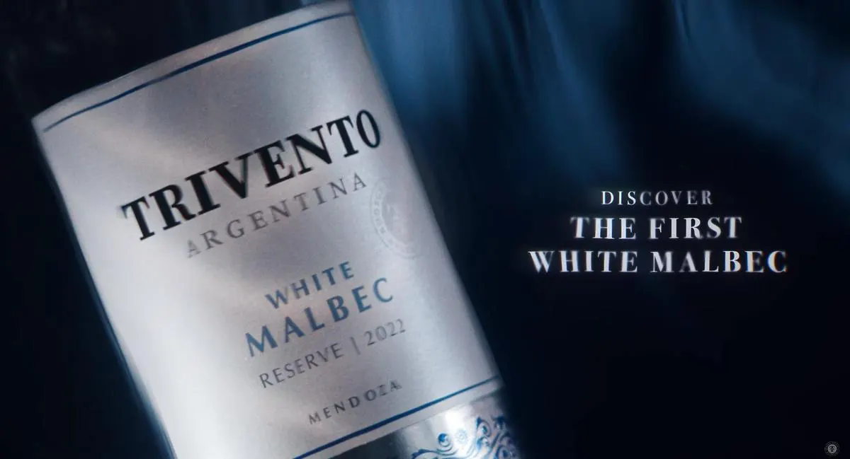 Etiqueta de Trivento White Malbec